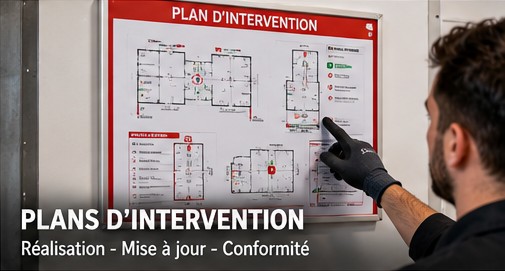Plan d'intervention incendie : réalisation, mise à jour et conformité à Paris